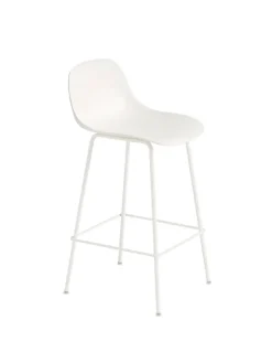 Fiber Barstool tube w. back fra Muuto
