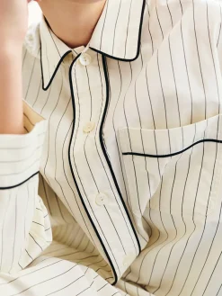 Fineline Long Nightshirt fra Hay