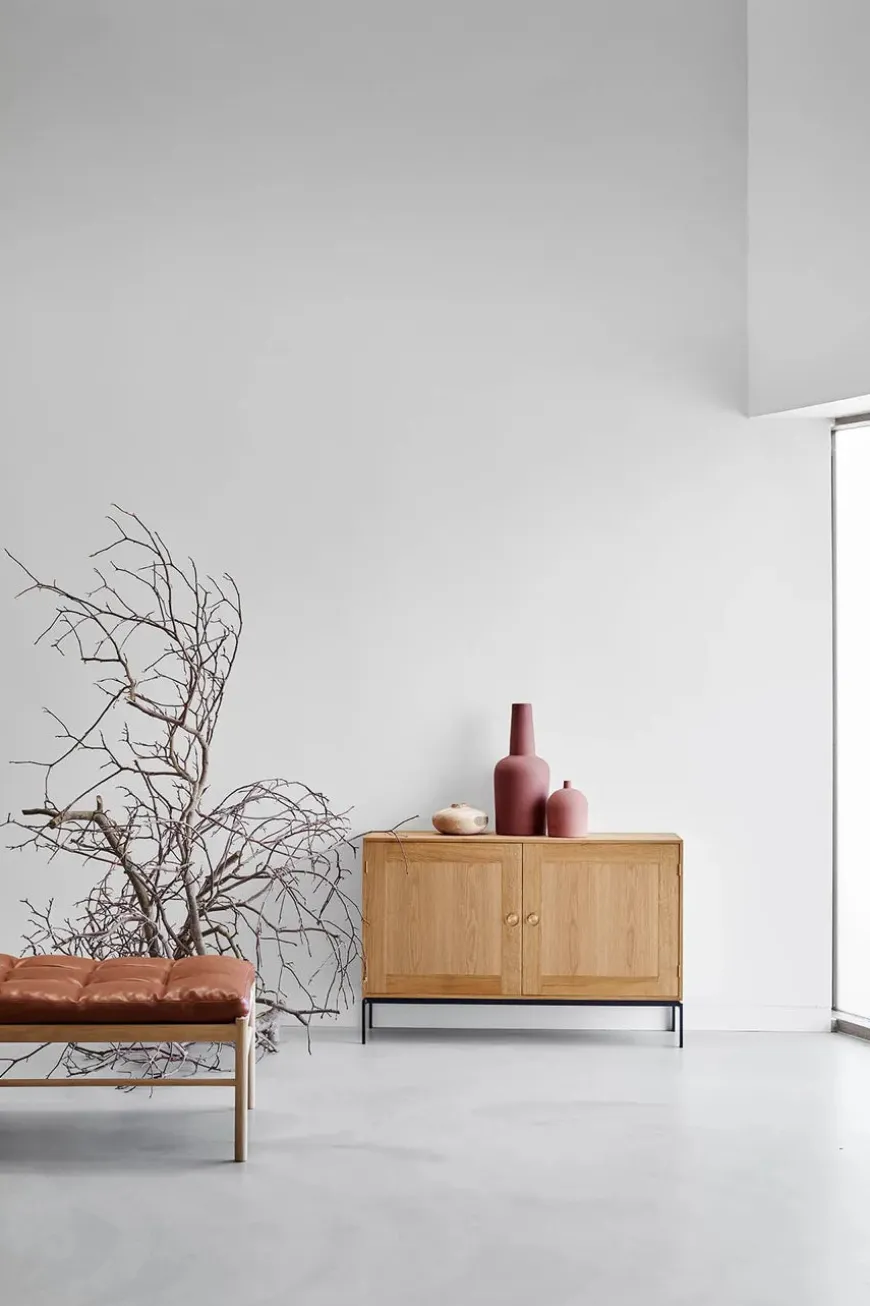 FK63 Reol med hylder, oprejst fra Carl Hansen & Søn