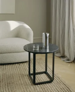 Florence sidebord Ø50, Gris Du Marais fra New Works