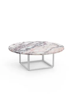 Florence sofabord Ø90, black marquina fra New Works