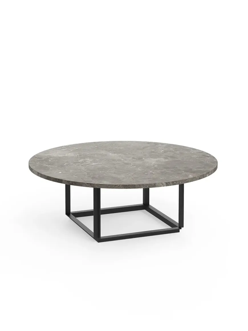 Florence Sofabord Ø90, gris du marais/beige grey fra New Works