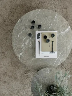 Florence Sofabord Ø90, gris du marais/beige grey fra New Works