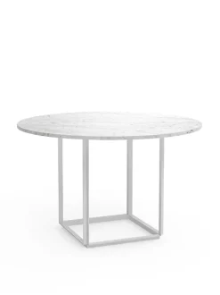 Florence spisebord Ø120, black marquina fra New Works