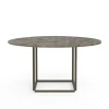 Florence Spisebord Ø145, gris du marais/beige grey fra New Works
