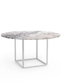 Florence Spisebord Ø145, gris du marais/beige grey fra New Works