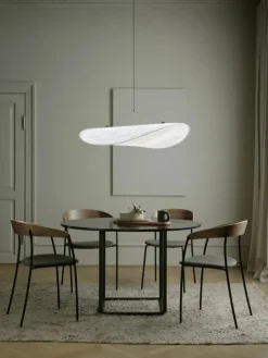 Florence spisebord Ø120, white viola fra New Works