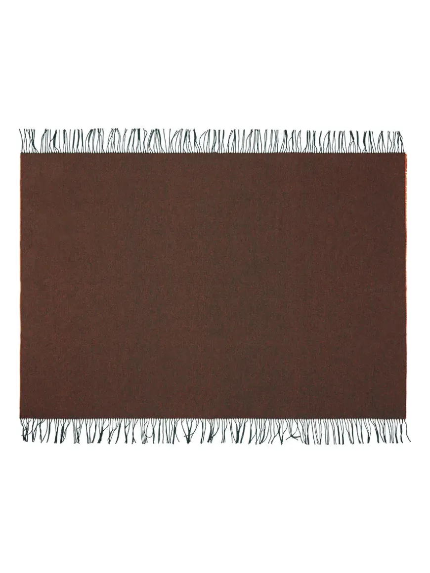 Franja Plaid, green/blue fra Silkeborg Uldspinderi