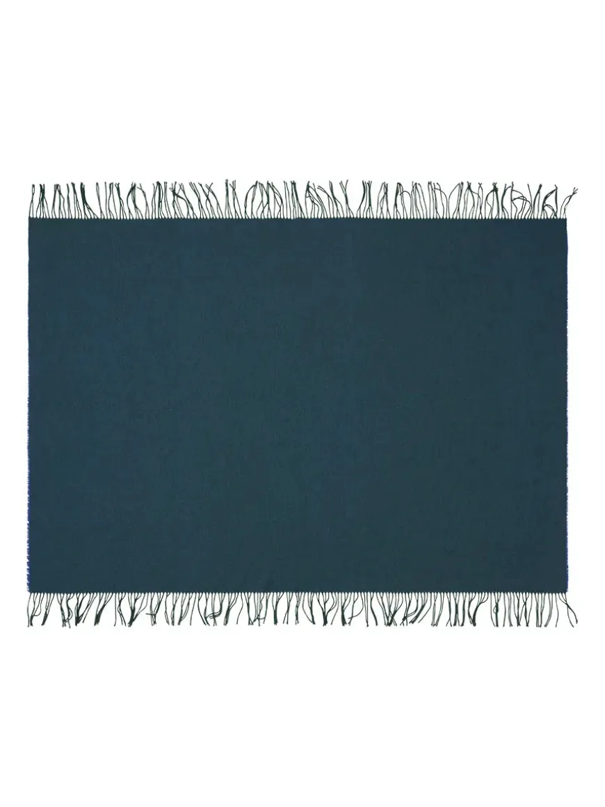 Franja Plaid, green/blue fra Silkeborg Uldspinderi