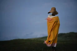 Franja Plaid, green/blue fra Silkeborg Uldspinderi