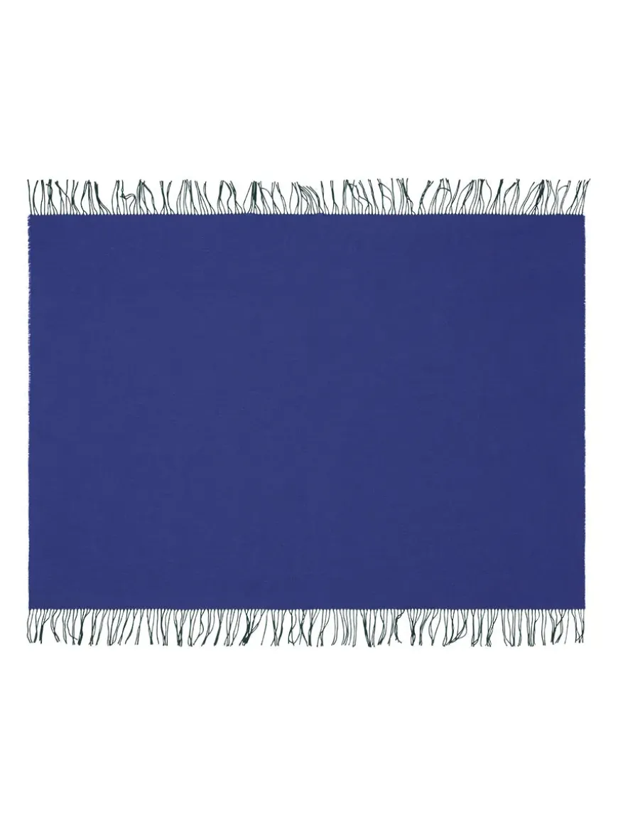 Franja Plaid, green/blue fra Silkeborg Uldspinderi