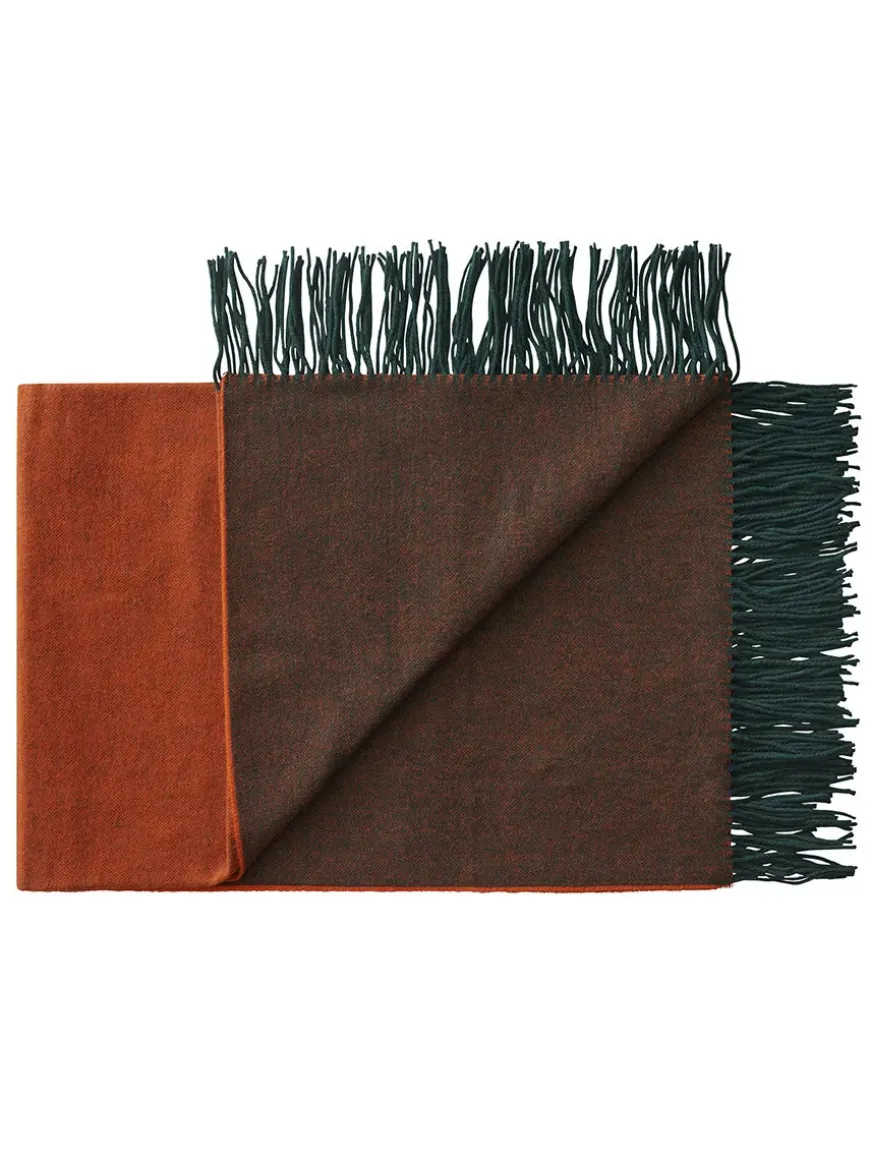 Franja Plaid, green/blue fra Silkeborg Uldspinderi