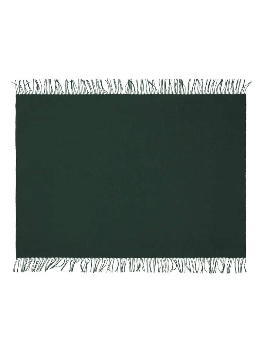 Franja Plaid, green/orange fra Silkeborg Uldspinderi