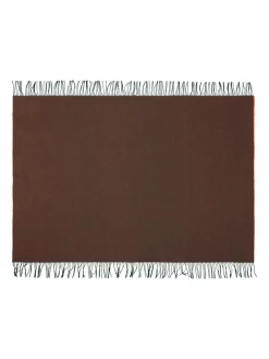 Franja Plaid, pink/white fra Silkeborg Uldspinderi