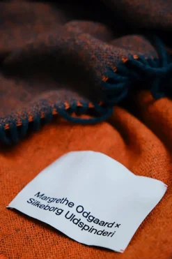 Franja Plaid, pink/yellow fra Silkeborg Uldspinderi