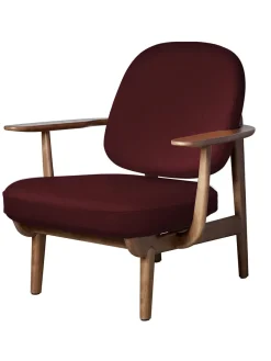 Fred Lænestol, valnødfarvet eg fra Fritz Hansen