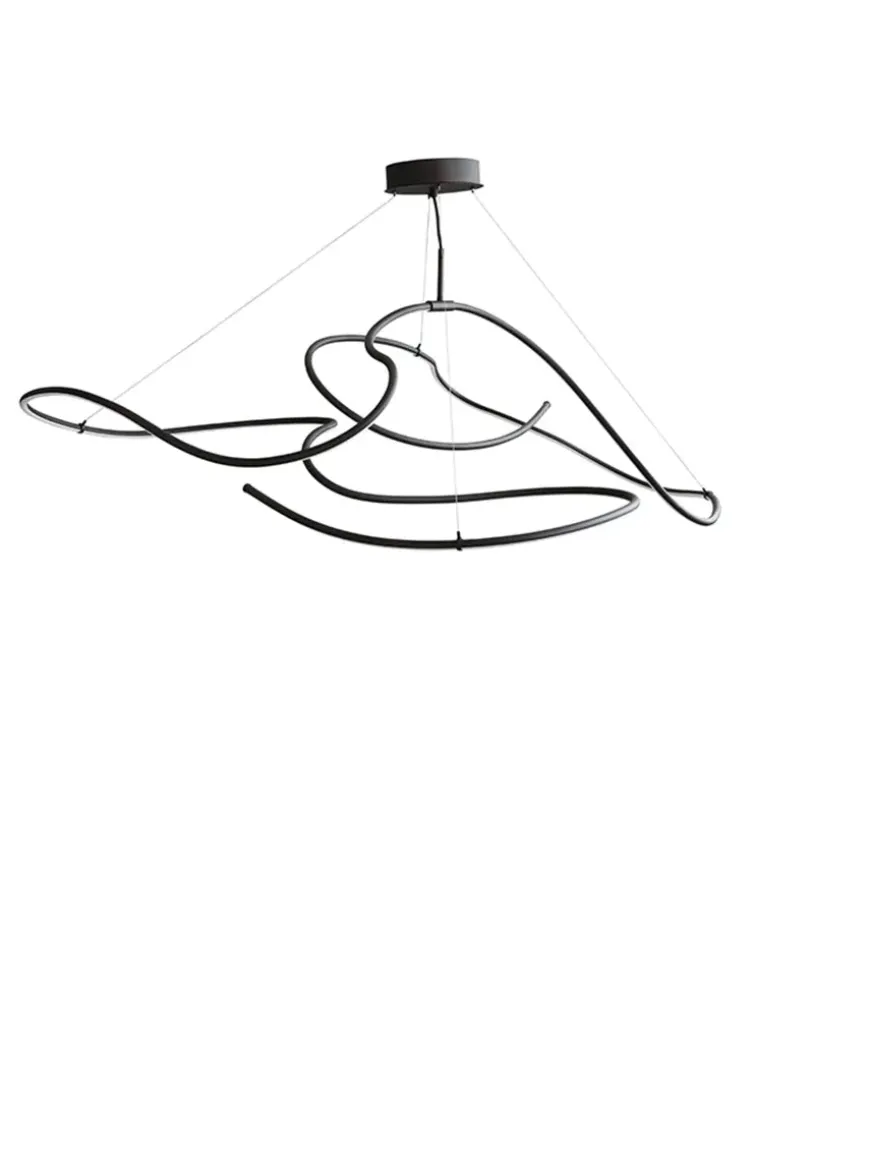 Ghost Chandelier, Big, Burned Black fra 101 Copenhagen