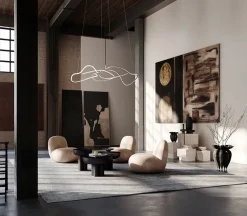 Ghost Chandelier, Big, Burned Black fra 101 Copenhagen