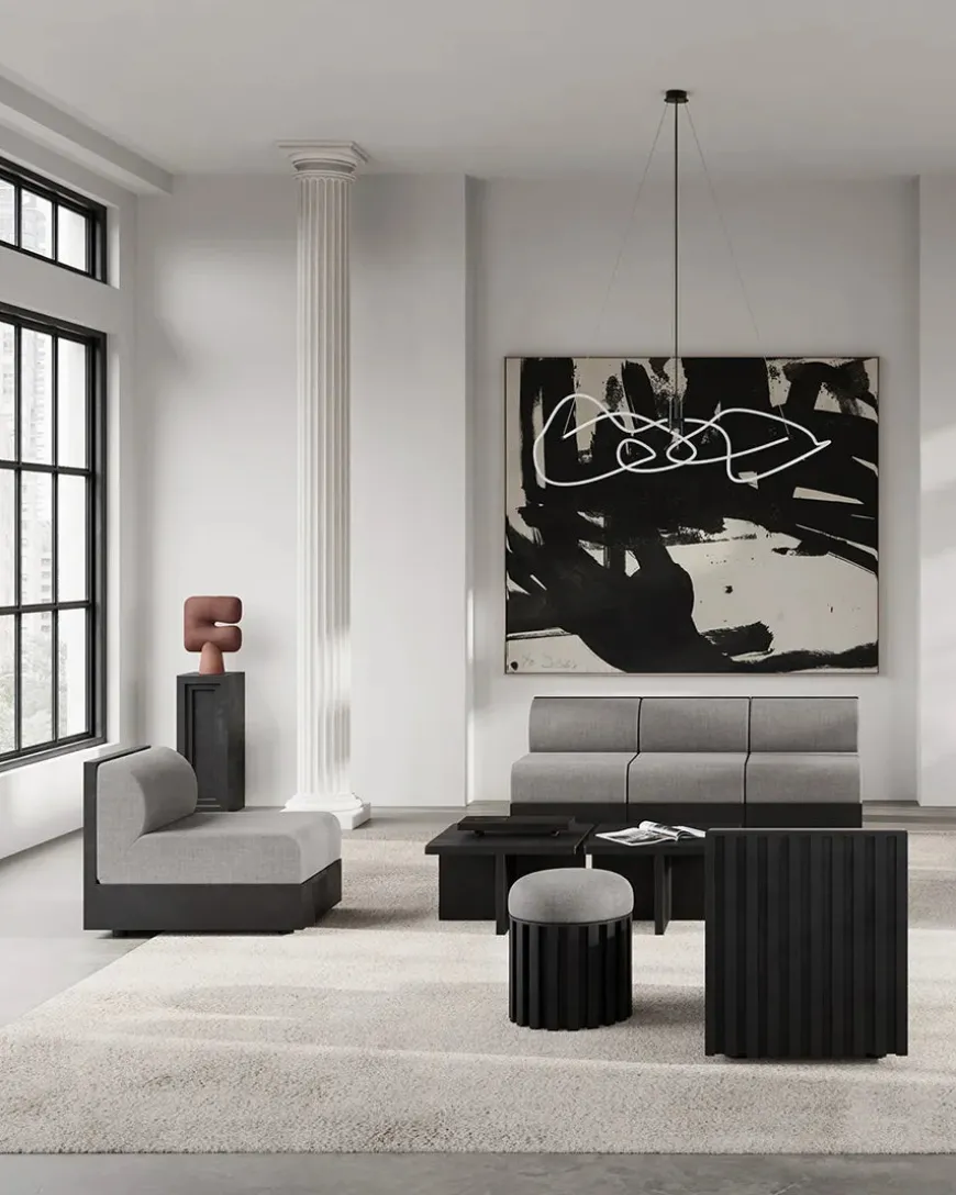 Ghost Chandelier, Big, Chrome fra 101 Copenhagen