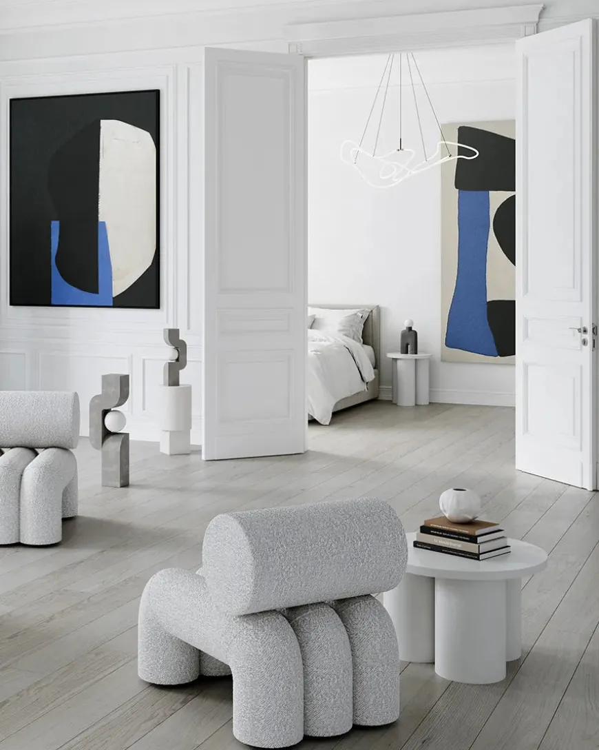 Ghost Chandelier, Big, Chrome fra 101 Copenhagen