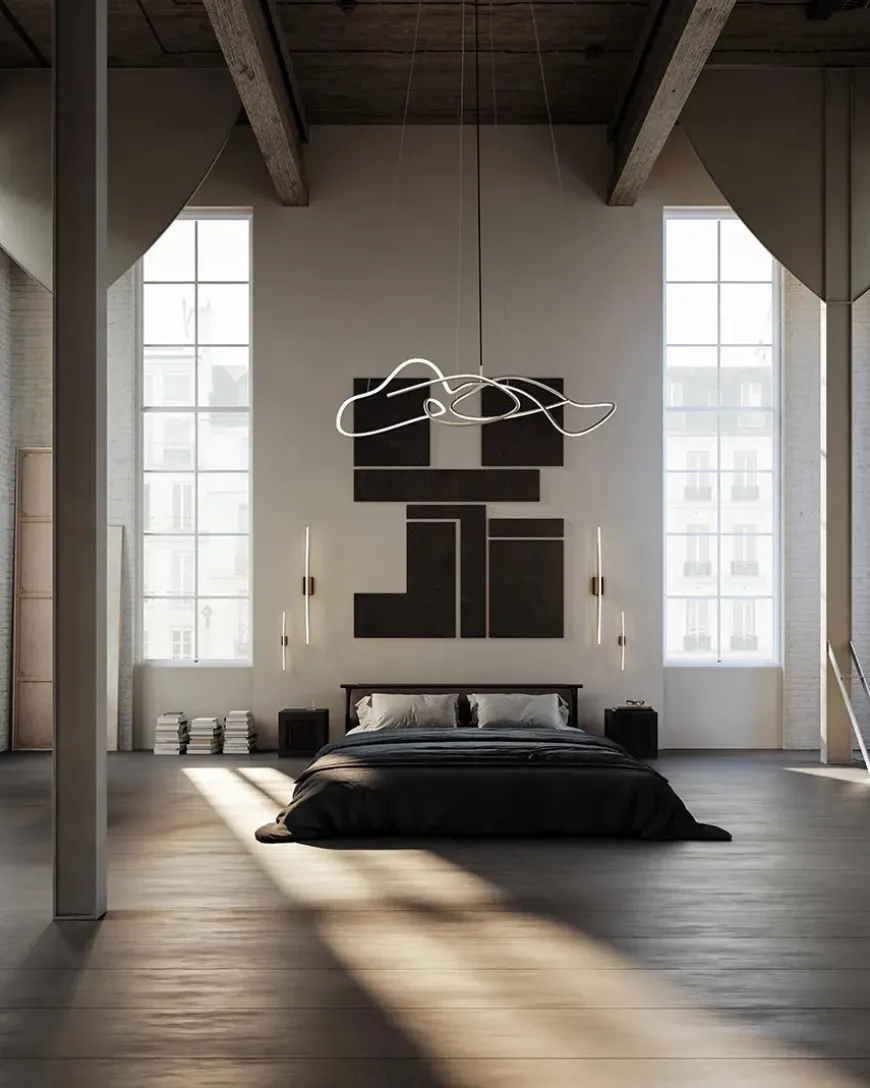 Ghost Chandelier, Big, Chrome fra 101 Copenhagen