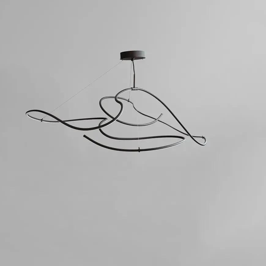 Ghost Chandelier, Big, Chrome fra 101 Copenhagen