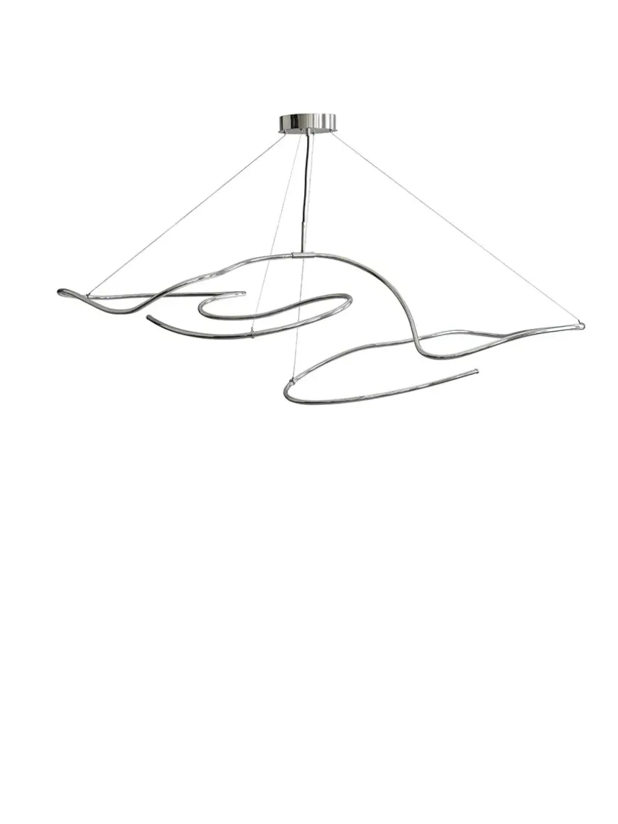 Ghost Chandelier, Big, Chrome fra 101 Copenhagen