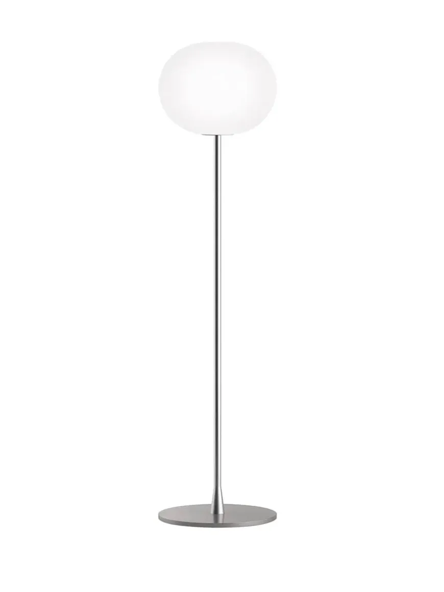 Glo-Ball F, Silver Gulvlampe fra Flos