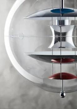 Globe, Brass Finish pendel Ø40 af Verner Panton