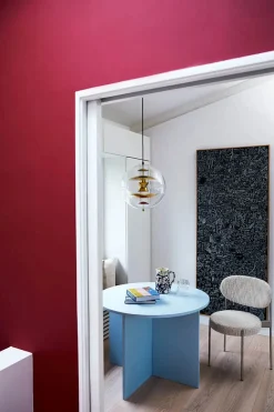 Globe, Brass Finish pendel Ø40 af Verner Panton