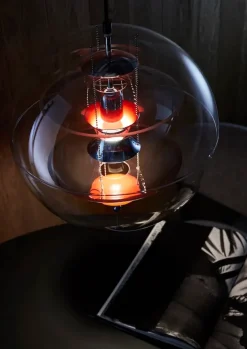 Globe, Glass pendel Ø40 af Verner Panton