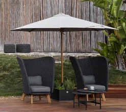 Grow Parasolfod m. hjul fra Cane-line