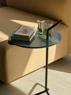 Halten SH9 Sidebord, warm black & marble fra &Tradition