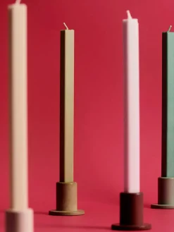 Hexagon Candle 4 Stk., dark fra Hay