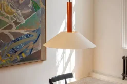 Hook pendant small, white fra Nine