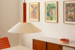 Hook pendant small, white fra Nine