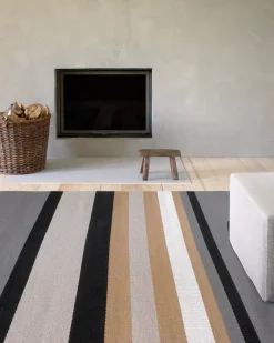 Horizon Black Reddish Brown Tæppe fra Woodnotes