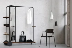 Host Wardrobe, black oak fra Stellar Works