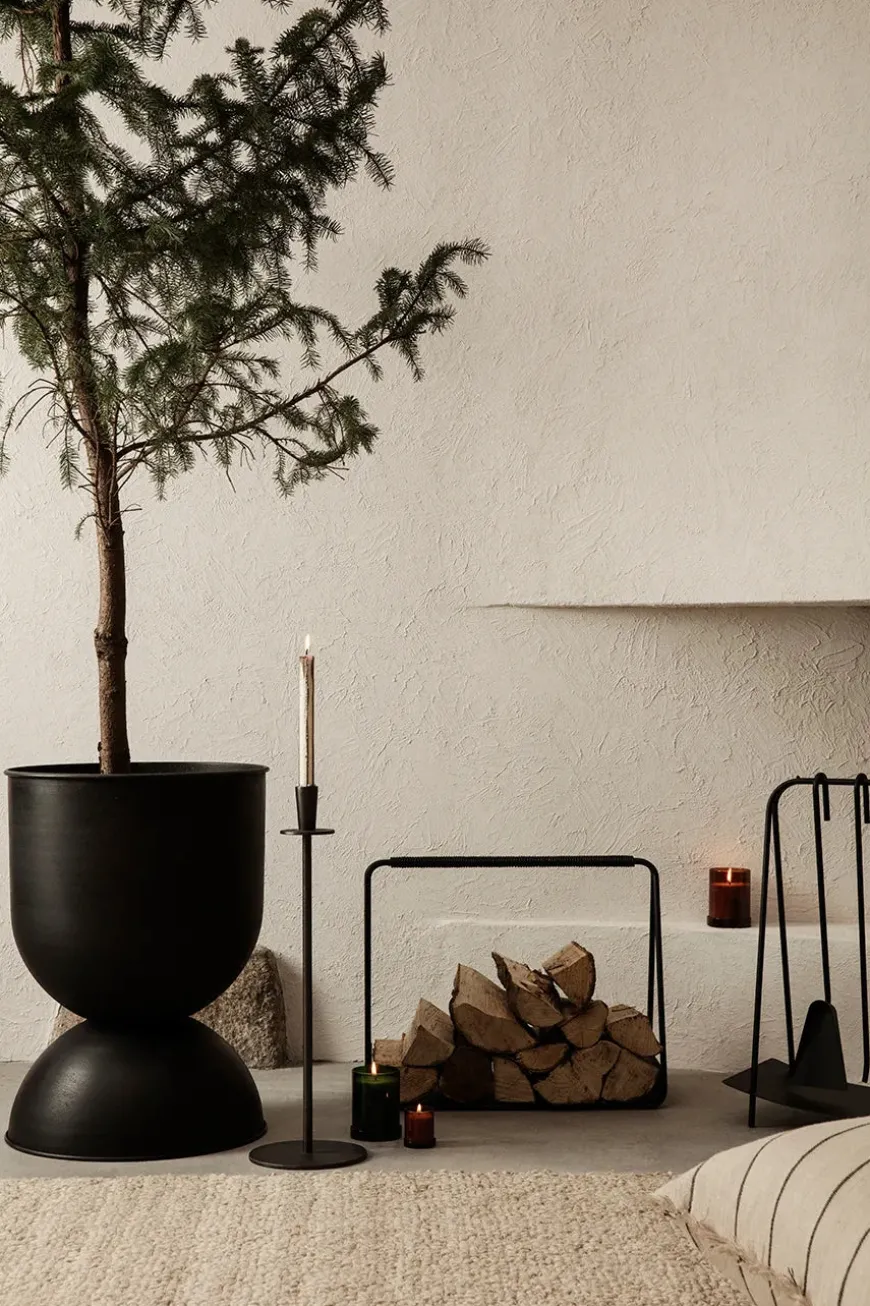 Hourglass Pot, sort fra Ferm Living