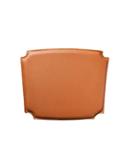 Hynde til Y-stol CH24, brunt læder