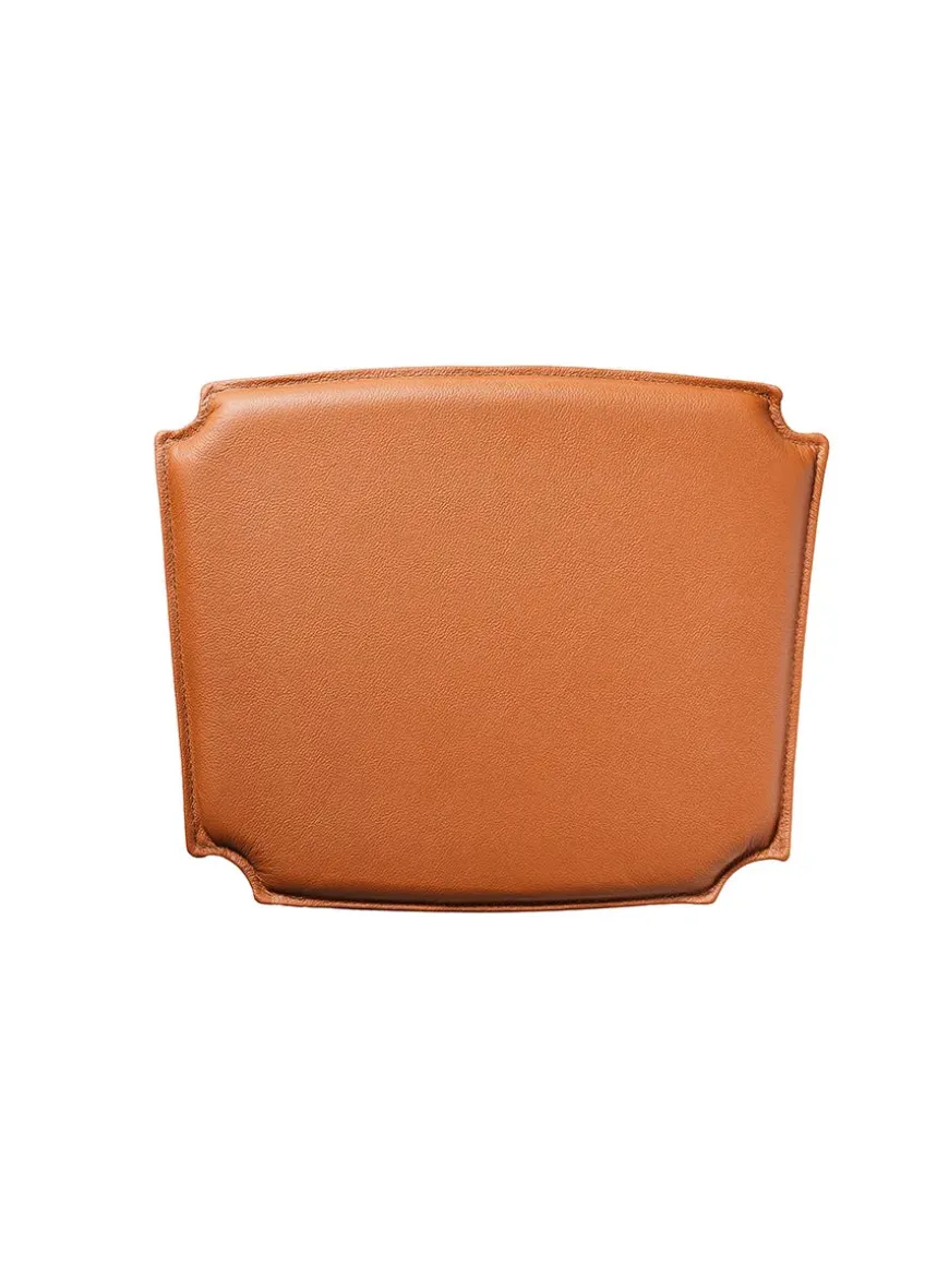 Hynde til Y-stol CH24, brunt læder