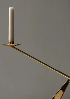 Interconnect Candle Holder, brass fra Audo Copenhagen