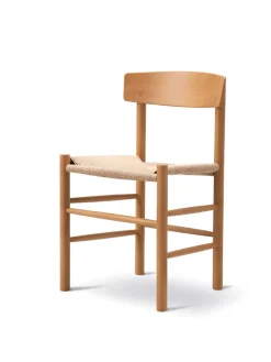 J39 Folkestolen, heritage red af Børge Mogensen