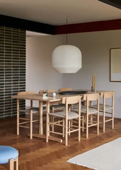 J39 Folkestolen Sædepolstret, Sort Canvas af Børge Mogensen