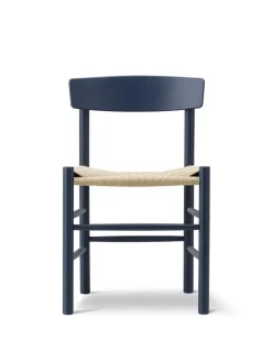 J39 Folkestolen, sortlakeret bøg af Børge Mogensen