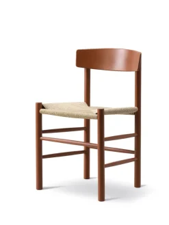 J39 Folkestolen, sortlakeret bøg af Børge Mogensen