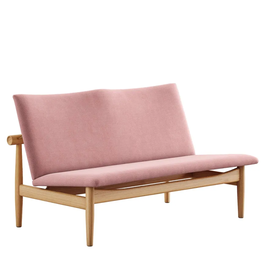 Japan 2 pers. sofa, eg klar olie af Finn Juhl