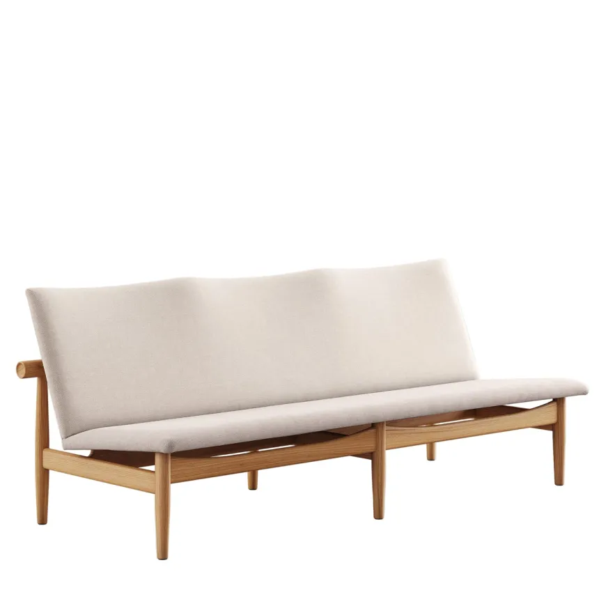 Japan 3 pers. sofa, eg olie af Finn Juhl