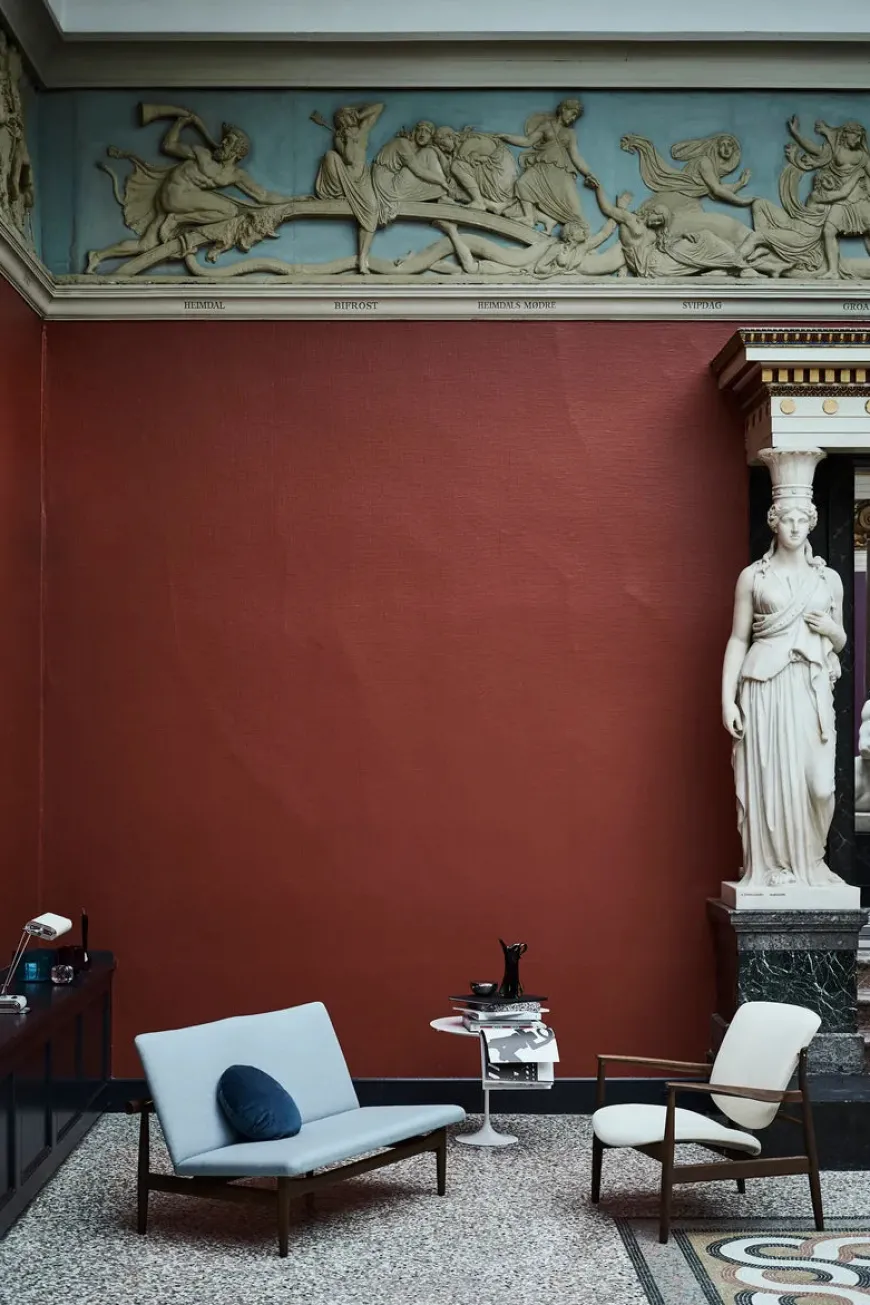 Japan 2 pers. sofa, eg olie af Finn Juhl