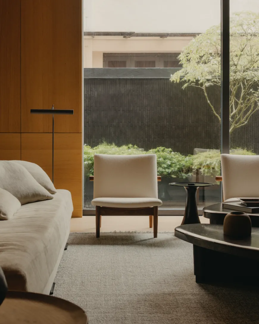 Japan stol, eg olie af Finn Juhl